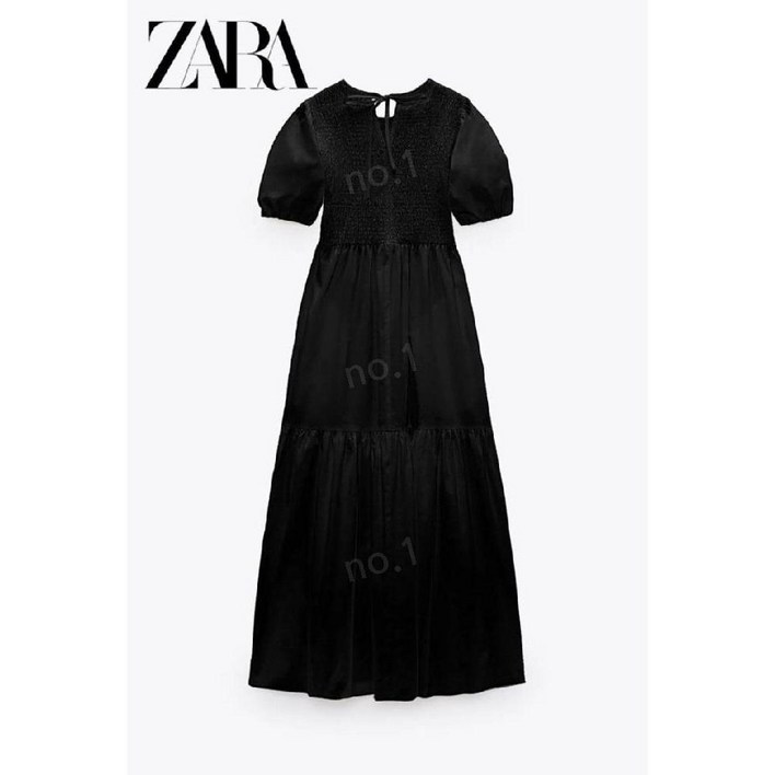 자라원피스 블랙 퍼프 롱 원피스 ZARA 자라원피스 블랙 퍼프 롱 원피스 ZARA