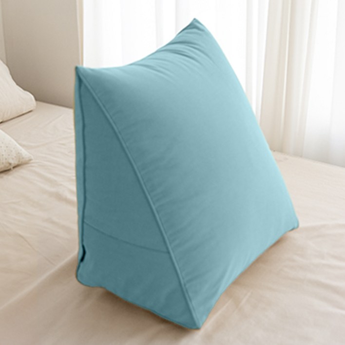 쿠션이야기 오래가는 삼각 등쿠션, 스카이