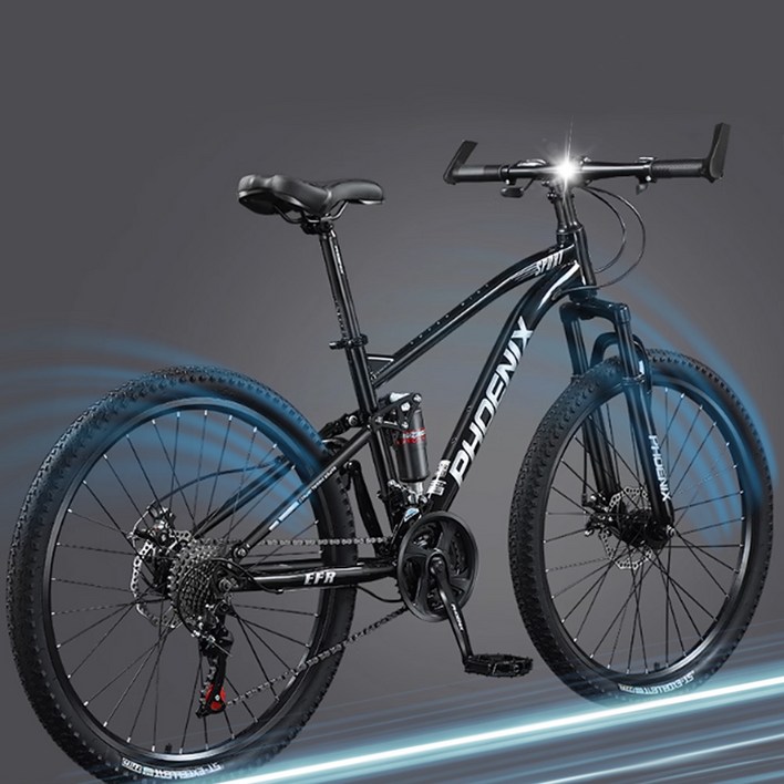 코브렉스 프리미엄 MTB 자전거 마운틴 산악 바이크 출퇴근 성인 남녀공용 오프로드, 1개, 183cm, 블랙27단