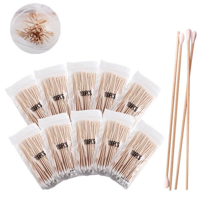 롱면봉 가주 15cm 긴면봉 솜면봉