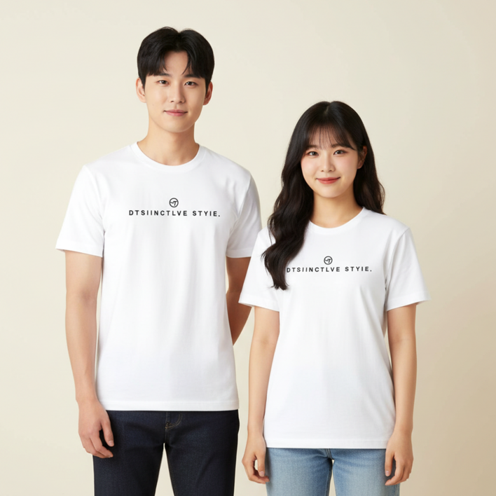 시크벤 20수 면100 베이직핏 반팔 면티 남자 여성 프린팅 반팔티셔츠 MY64