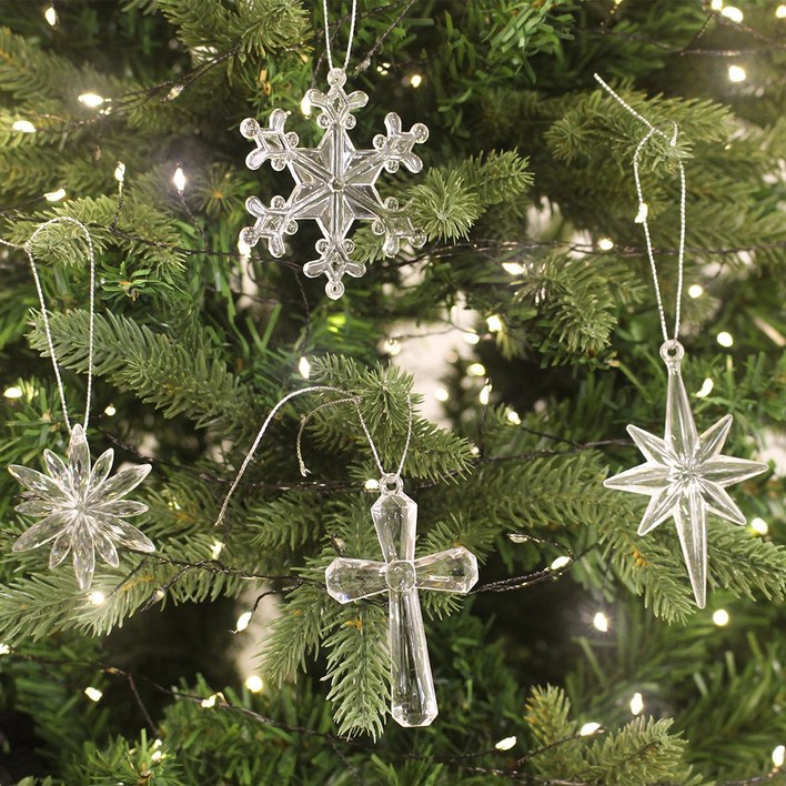 해피인어스 아크릴 홀리 오너먼트 12p세트