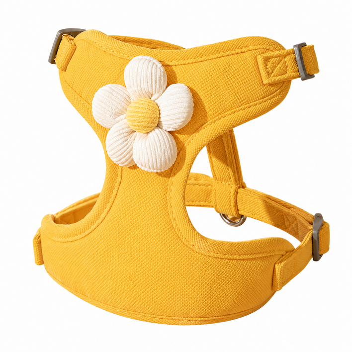 무드이음 반려견 강아지 플라워 하네스