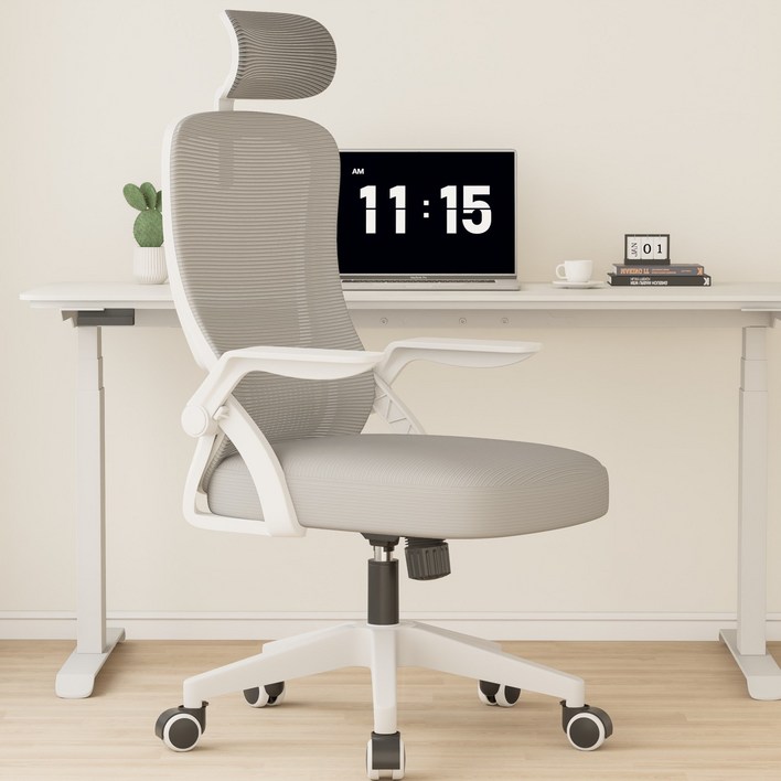 티야드 자세교정 공부 사무용 의자 허리받침 컴퓨터 메쉬 사무실의자