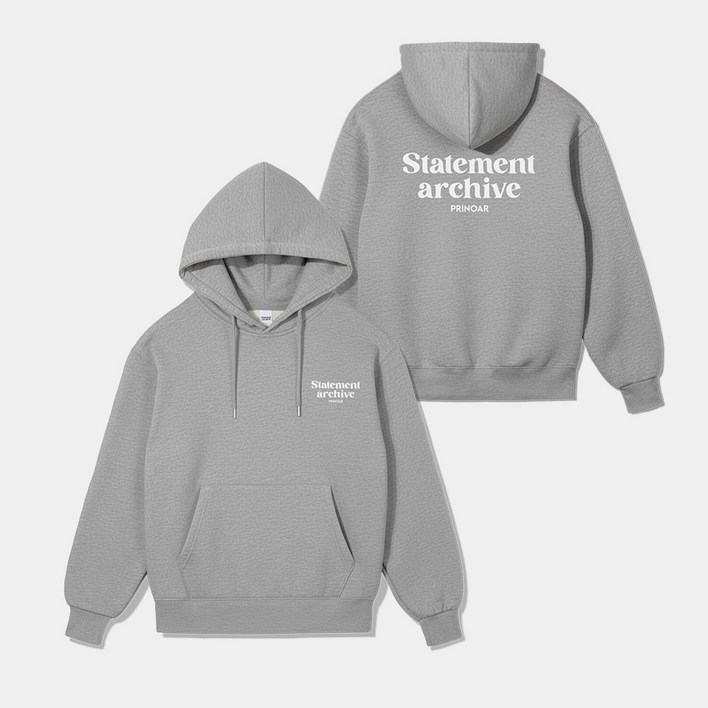 기모  7colors 프리노어 남녀공용 스테이트먼트 그래픽 프린팅 후드 티셔츠