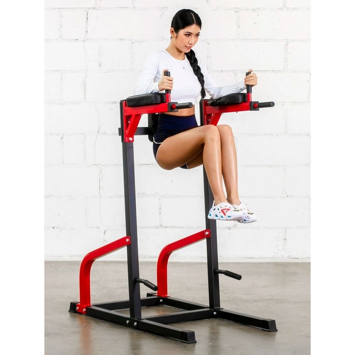 행잉 레그레이즈 머신 복근 다리 피티샵 들어올리기 홈트 전신운동 턱걸이 은회색 레드블랙 레드 앤 블랙 KR201