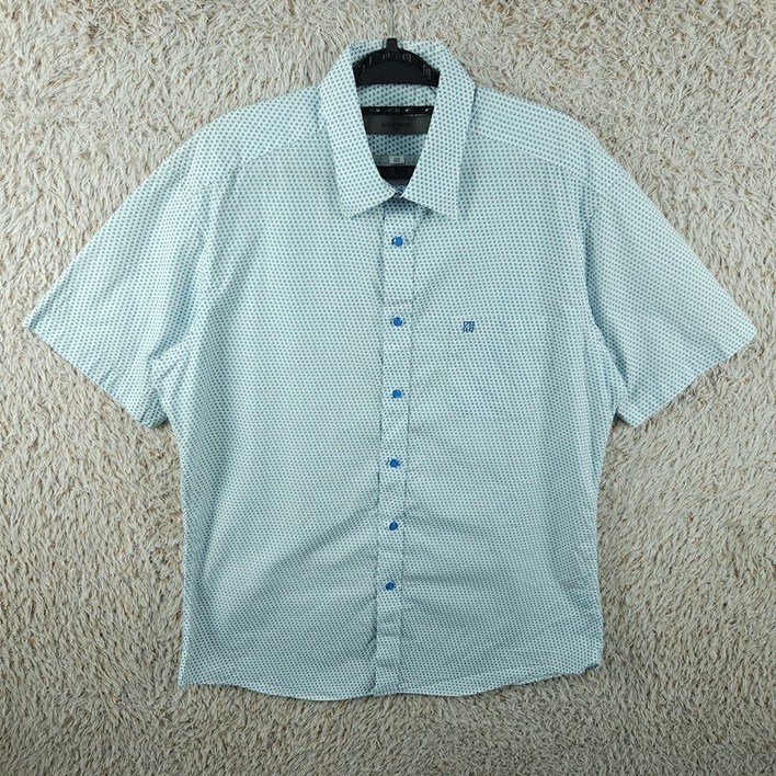 [남105](빈티지프렌)지방시 패턴 반팔 셔츠