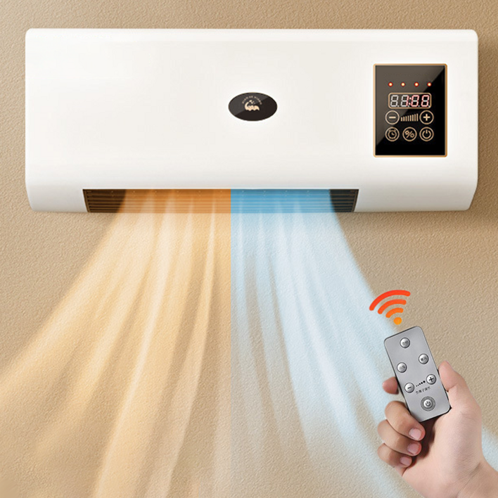 Detao 스마트 온냉풍기 가정용 냉풍기 벽걸이냉온풍기 저소음 냉풍기 히터 리모컨 포함