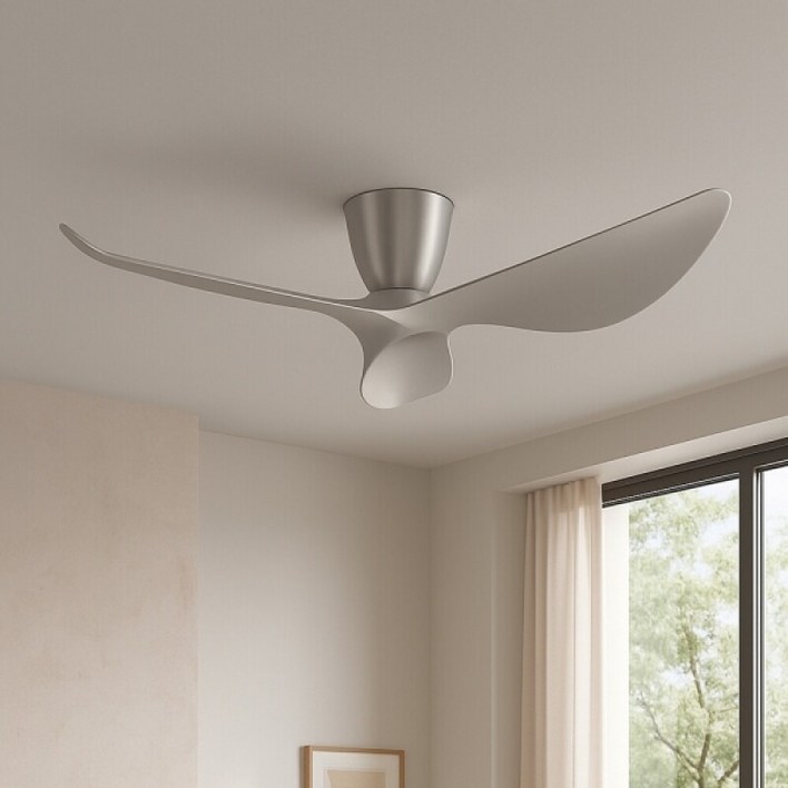 에어룩스 BLDC 실링팬 136cm 거실조명 선풍기 실버, 메탈실버