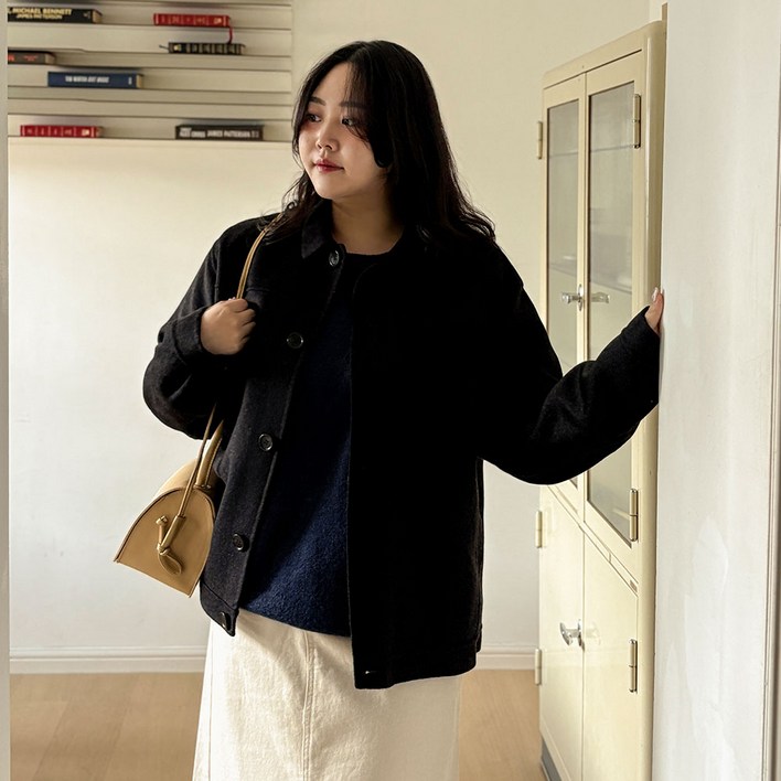 남녀공용 울 핸드메이드 자켓