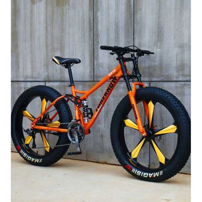 트렉자전거 산악자전거 오프로드 해변 대형 타이어 산악용 트랙 입문용 로드 출퇴근, 흰색 (한 바퀴에 5개의 칼날) 26인치 30 속도
