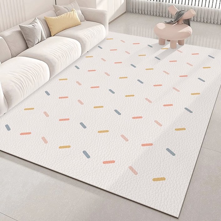 FONOW 강아지매트 워싱 프리 가정용 방수 매트 강아지 미끄럼 방지 매트, FL001멀티 컬러, 1개