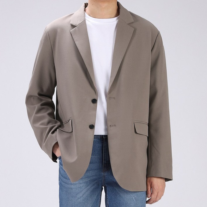 후앙스 투버튼 링클프리 블레이저 자켓 GZCP5153