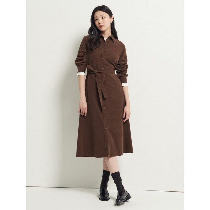 국내백화점 빈폴 원피스 캡소매 프렌치슬리브 나그랑 가오리핏 편안한 여유로운