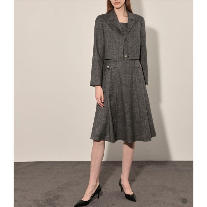 올리비아로렌 여성용 자켓형 핏 앤 플레어 원피스 VOCOA4F8321