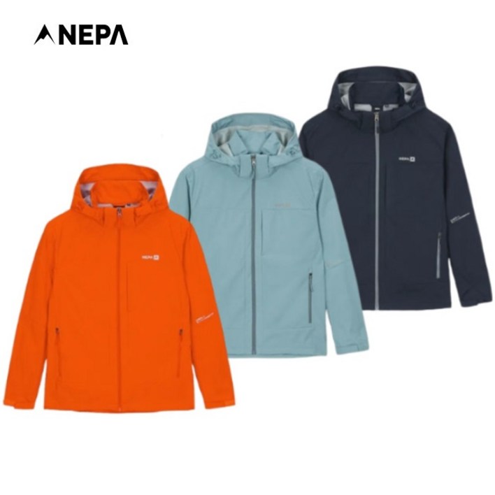 네파NEPA25년SS 남성 사계절 생활 방수,투습 기능이 적용된 3LAYER 원단 사용 다양한 야외 활동에 적합한 마운틴 3L 방풍자켓7L10608