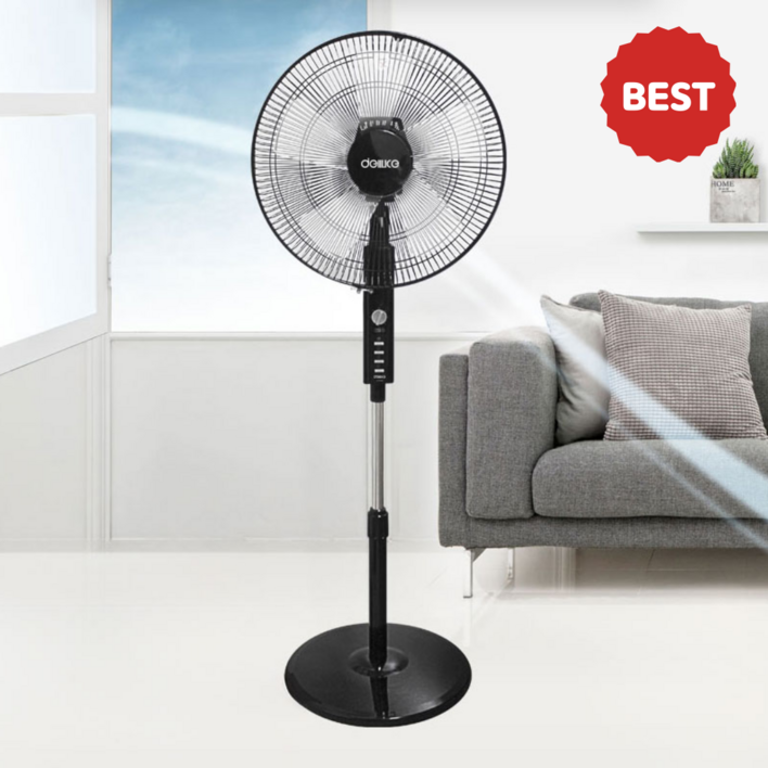 <당일출고> 16인치 키높이 135cm 가정용 사무실용 스탠드 선풍기 40cm