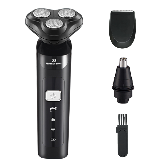 DS 남자 전기 면도기 생활방수 전동 면도기, black