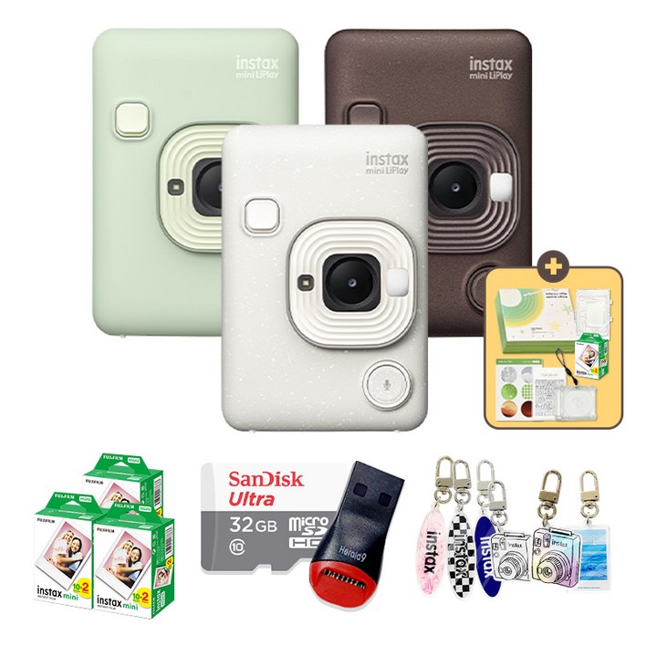 인스탁스 미니 리플레이(C타입) 즉석카메라+필름 60장+선물세트