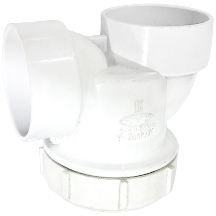 PVC 배수용 P트랩 50mm 65mm 75mm 100mm VG2 파이프 플라스틱 배관 부속 이음관, 1개