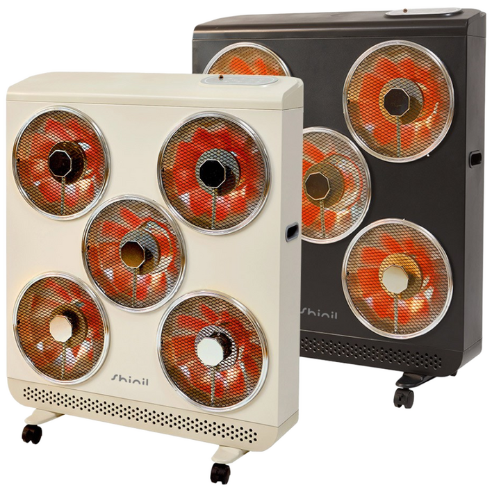 신일 5구 하이라이트 히터 초고속 발열 사무실 업소용 대형 전기난로, 아이보리, SEHHL3000ES