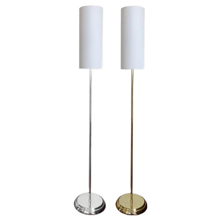 바니갓 도금 크롬 장스탠드 거실 스탠드 조명 식물등 무드등 국내생산 3단터치 LED