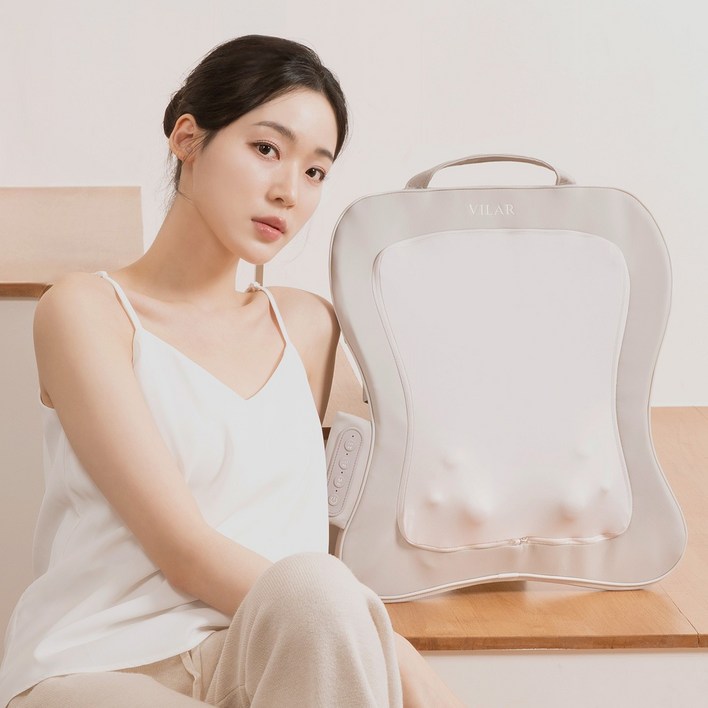 빌라르 프리미엄 등 허리 마사지기 체어, FR-4005