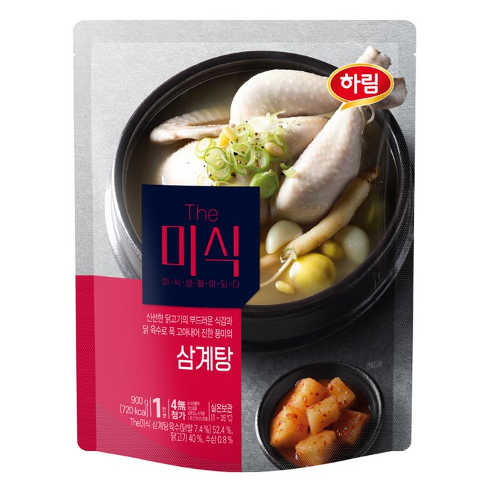 더미식 삼계탕, 900g, 1개