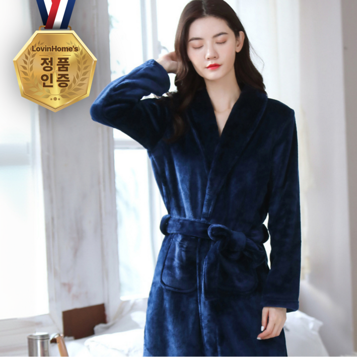 [BEST] 로빈홈즈 프리미엄 샤워가운 커플 호텔 수면 골프 여성 가운