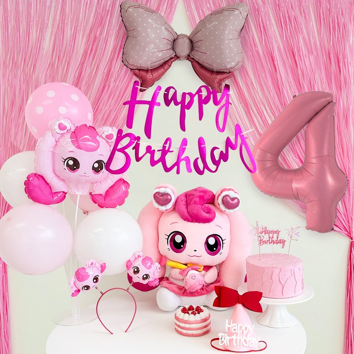 메리파티 캐치티니핑 하츄핑 풍선 생일파티 올인원 세트