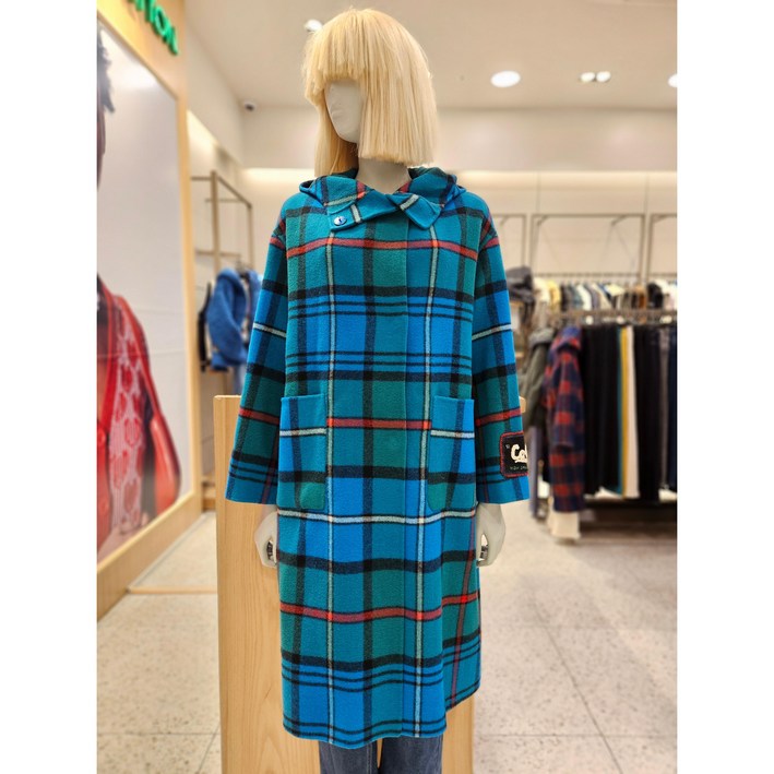 베네통 뮤즈 후드 롱 코트 BACTA8461