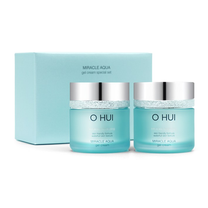 오휘 미라클 아쿠아 젤 크림 100ml 대용량 기획세트 썸머 더블증량