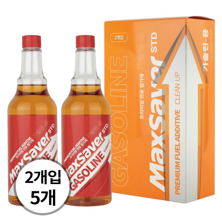 맥세이버 STD 연료첨가제 가솔린 디젤 550ml, 가솔린/휘발유, 10개