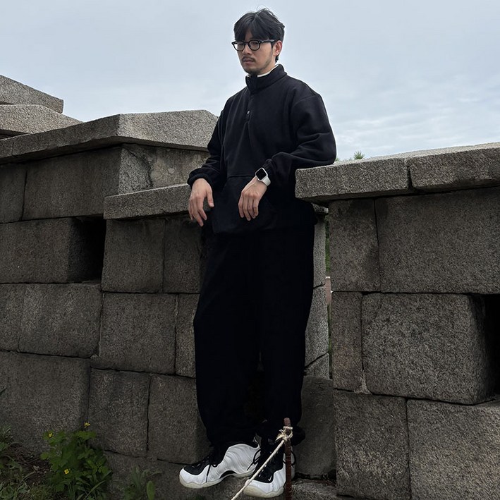 UPPERCUT 자체제작 성인 플리스 상하복세트 기모 트레이닝복 뽀글이 츄리닝세트 아노락 후리스 빅사이즈 겨울 츄리닝 남녀공용