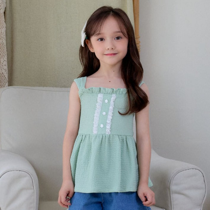 [꼼마제이] 네이처 블라우스 여아블라우스