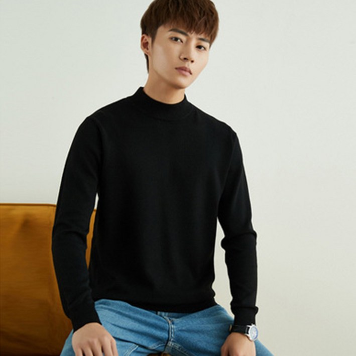 남성용 니트 스웨터 티셔츠  2024