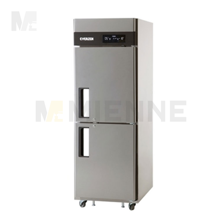 에버젠 25박스 냉장고 올냉장 간냉식 업소용 카페 디지털 스탠드냉장고, UDS25RIE