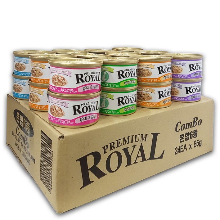 프리미엄 로얄 고양이캔 3box 72개입, 85g 프리미엄 로얄 고양이캔 3box 72개입, 85g