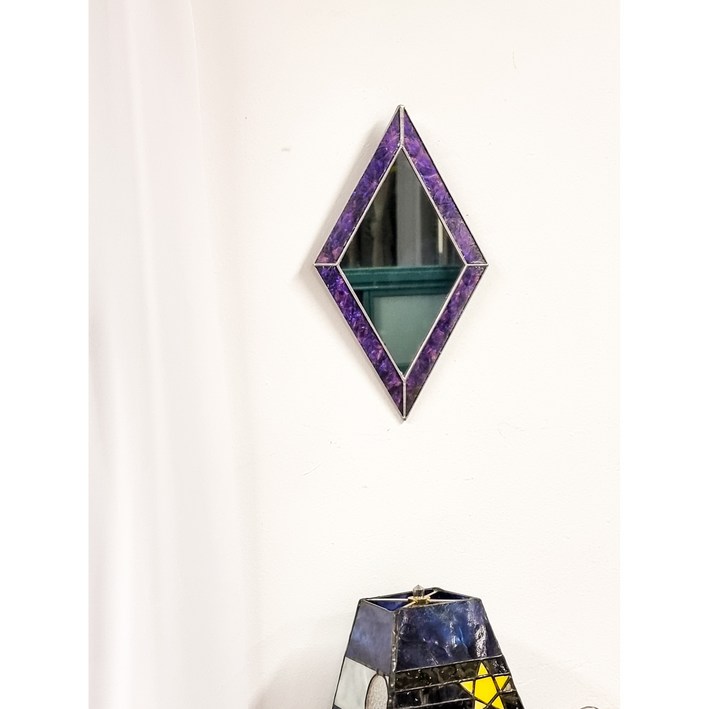 스테인드글라스 고흐유리 선택가능 다이아 인테리어 거울 인테리어소품