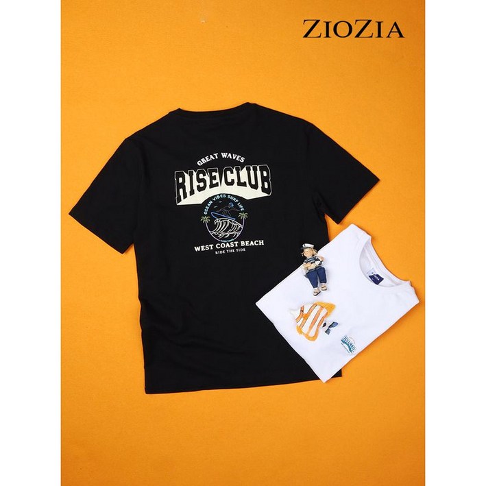 지오지아 코튼 100 데일리 반팔 티셔츠 B ABC2TR3182 B