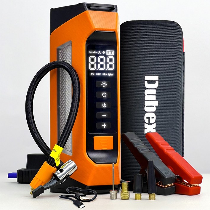 체리피시 듀벡스 점프스타터 자동차 배터리 방전 공기압 충전 겸용 12V