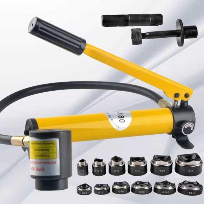 유압 부싱 교환기 자동차 분해 천공기 펀칭기 실린더 탈착기 차량 볼트