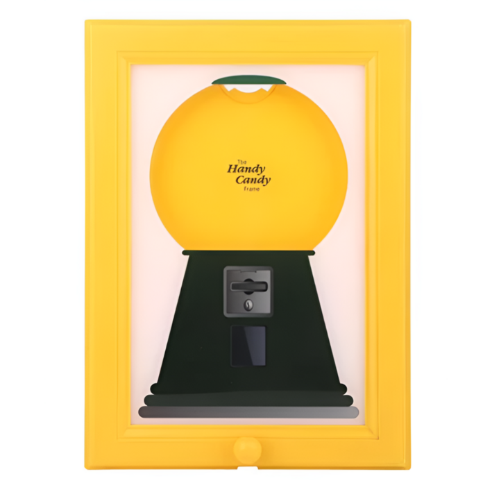 하루템 액자형 캔디 디스펜서 사탕 뽑기 머신 초코볼 견과류 시리얼 검볼머신