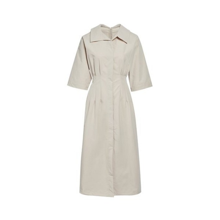 백화점 정품 JJ지고트 깔끔한 단정한 핀턱 카라넥 A원피스 GR4N0OP431 원피스 스커트 치마