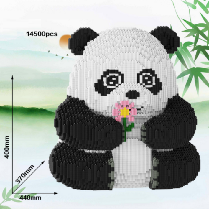 체리닷컴 보고싶은 바오판다 디폼블럭 대형40CM, 화이트 판다, 1개