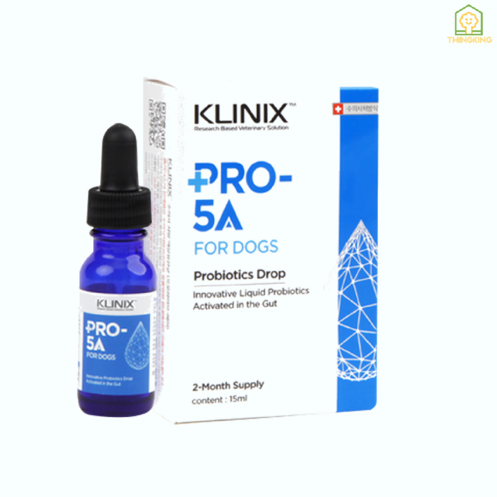 정품 클리닉스 PRO5A 프로 파이브 에이 강아지용 액상유산균 15ml 정품 클리닉스 PRO5A 프로 파이브 에이 강아지용 액상유산균 15ml