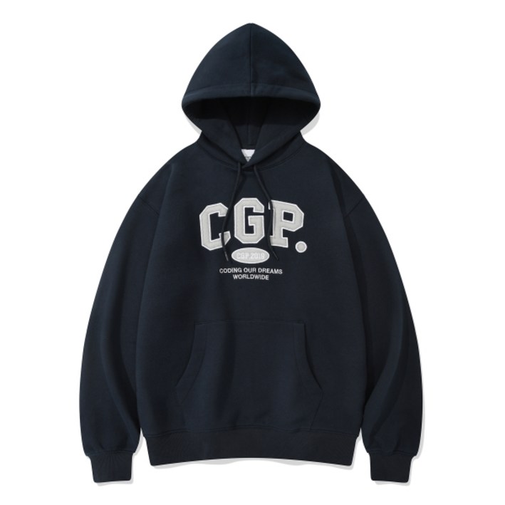 매장정품 9월 26일 배송 코드그라피 후드티 CGP 아치 로고 후드티네이비