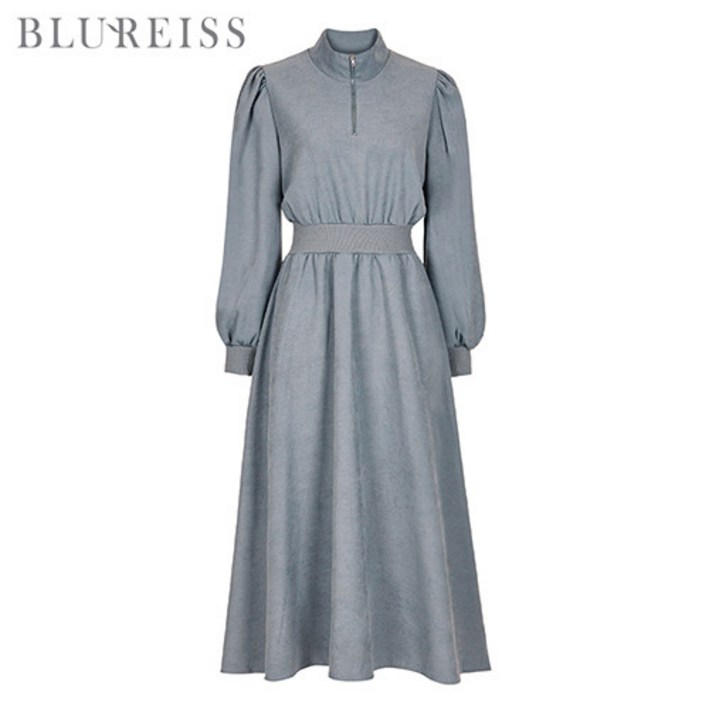 블루레이스 블루레이스 집업하이넥밴딩원피스_B3F1OP3341