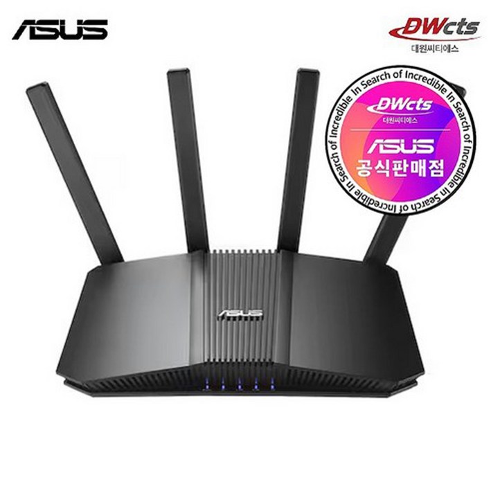 ASUS RT-AX57 유무선공유기 대원씨티에스 기가비트 AX3000 Wi-Fi 6 무상보증3년 (정품)