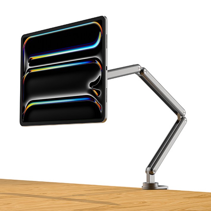 니케 아이패드 마그네틱 암 거치대, 실버